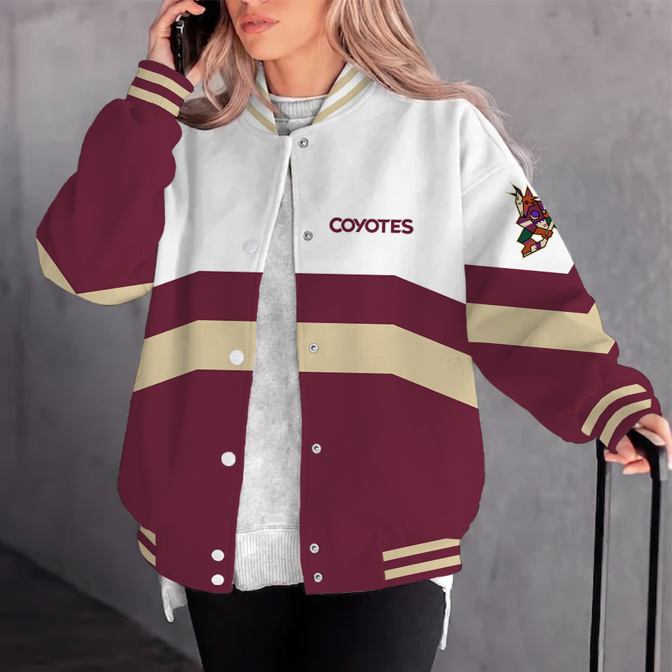 Limited Edition – Customized Nhl Arizona Coyotes Varsity Jacket & Baseball Jacket