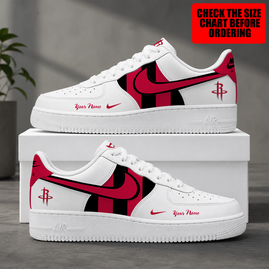 Limited Edition – Customized NBA Houston Rockets Air Force 1 Shoes