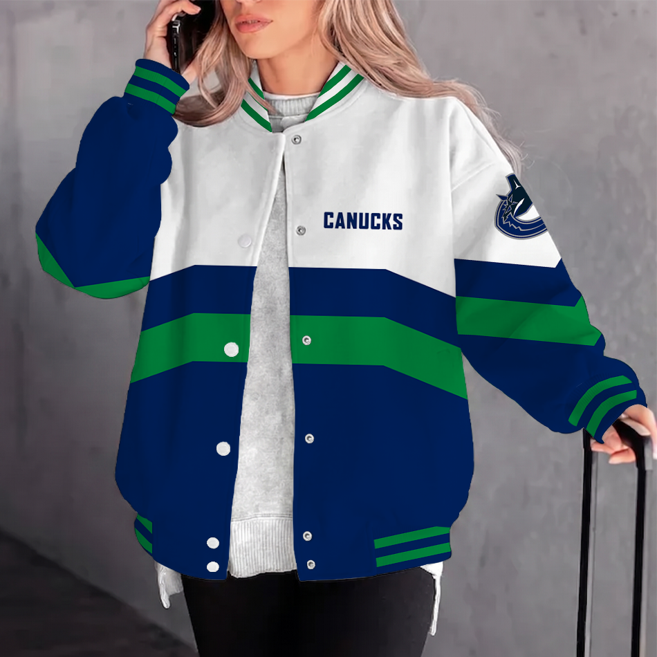 Limited Edition – Customized Nhl Vancouver Canucks Varsity Jacket & Baseball Jacket