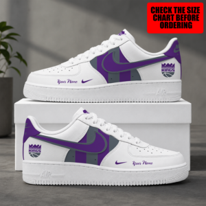 Limited Edition – Customized NBA Sacramento Kings Air Force 1 Shoes
