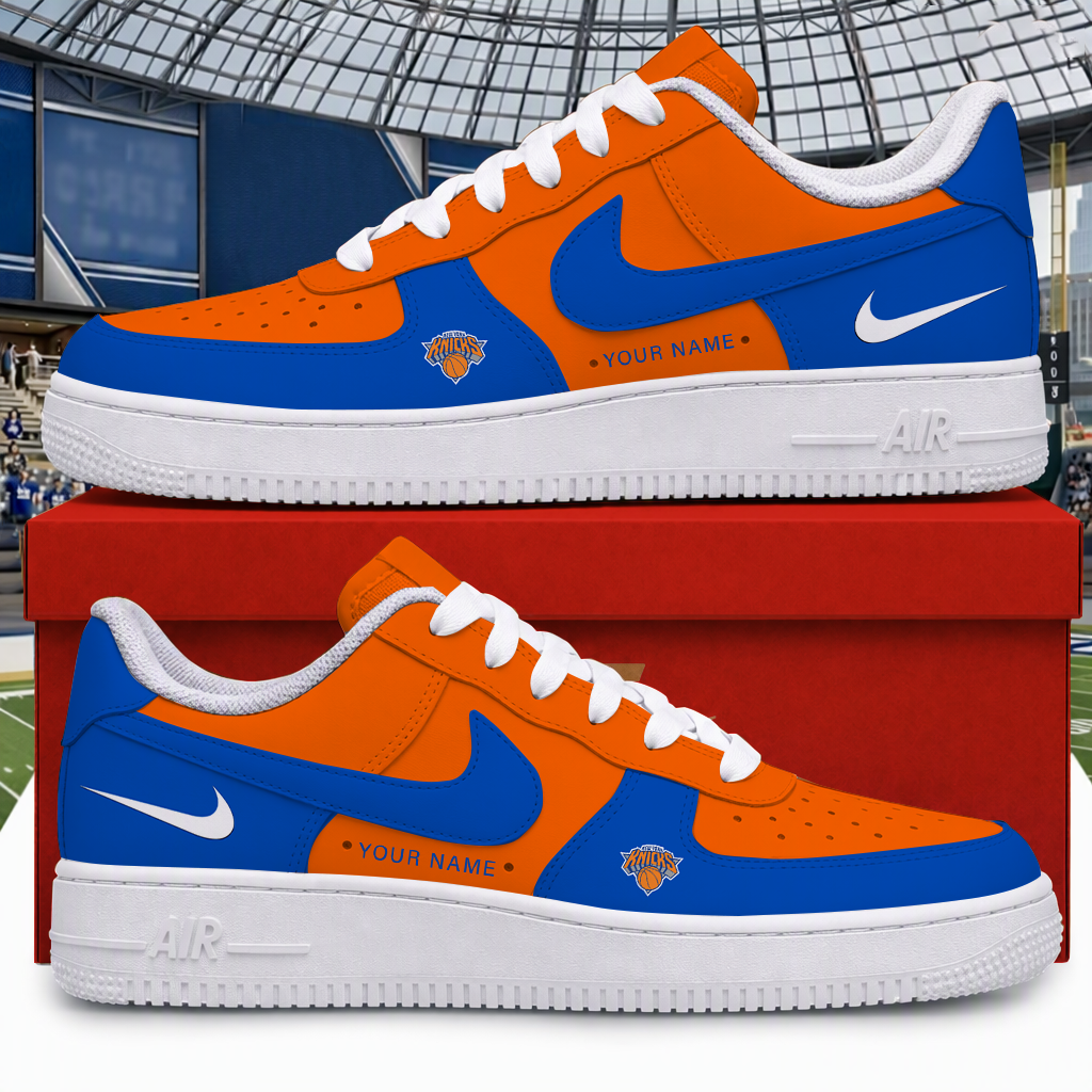 Limited Edition – Customized NBA New York Knicks Air Force 1 Shoes