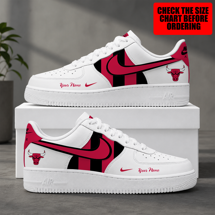 Limited Edition – Customized NBA Chicago Bulls Air Force 1 Shoes