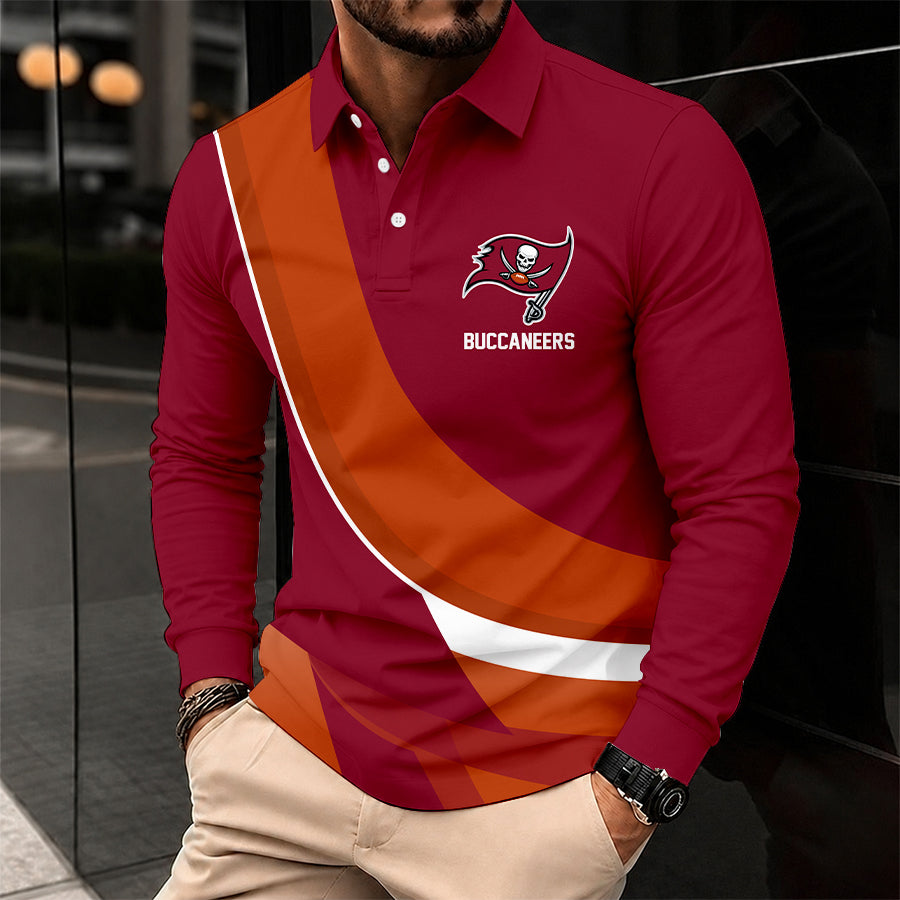 Limited Edition – Customized NFL Tampa Bay Buccaneers Long Sleeve Polo Shirt