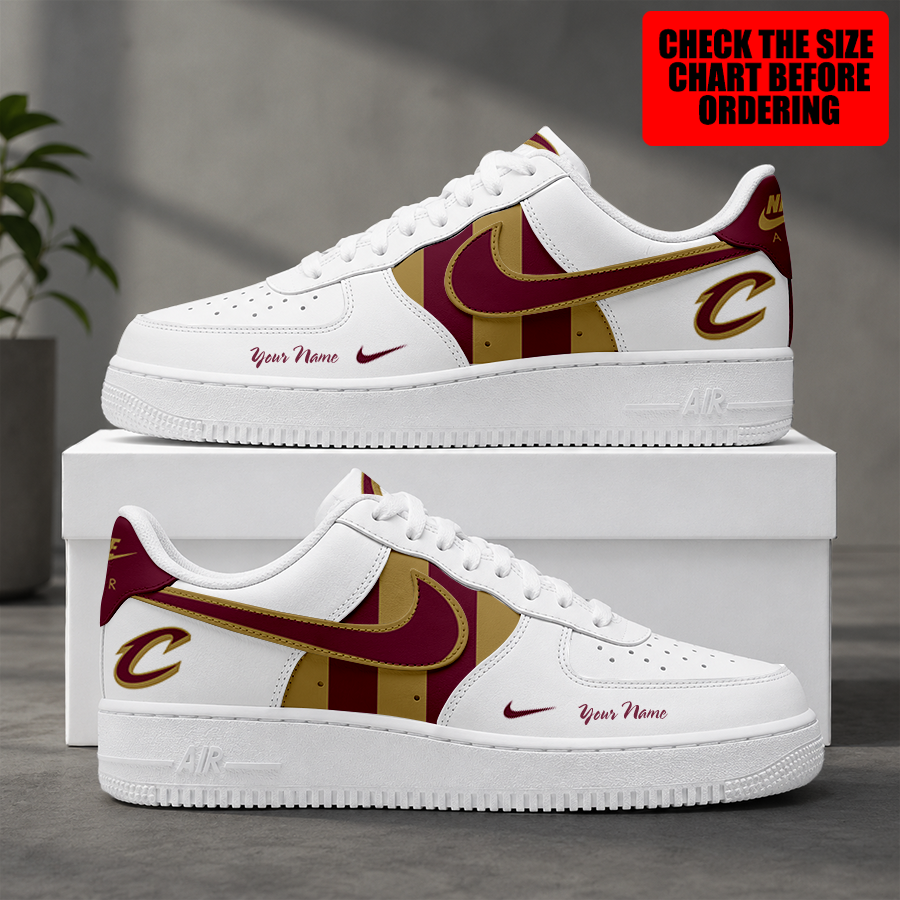 Limited Edition – Customized NBA Cleveland Cavaliers Air Force 1 Shoes