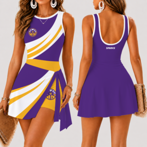 Limited Edition – Customized WNBA Los Angeles Sparks Women’s Summer Skort Dress