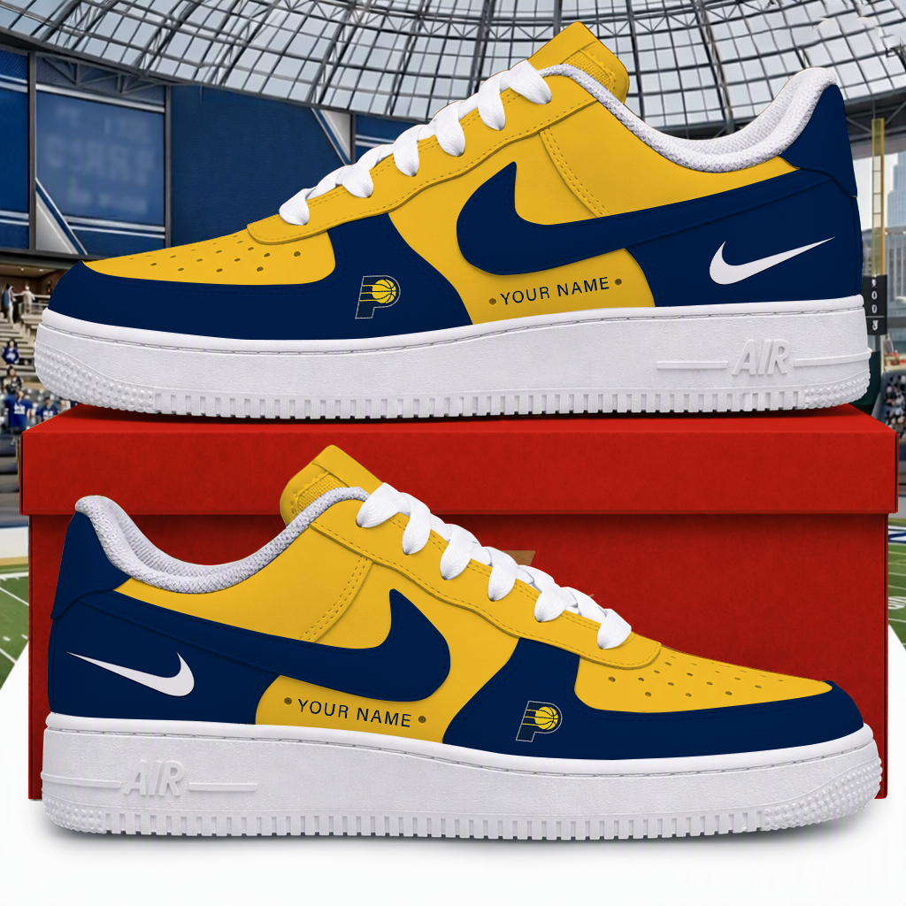 Limited Edition – Customized NBA Indiana Pacers Air Force 1 Shoes