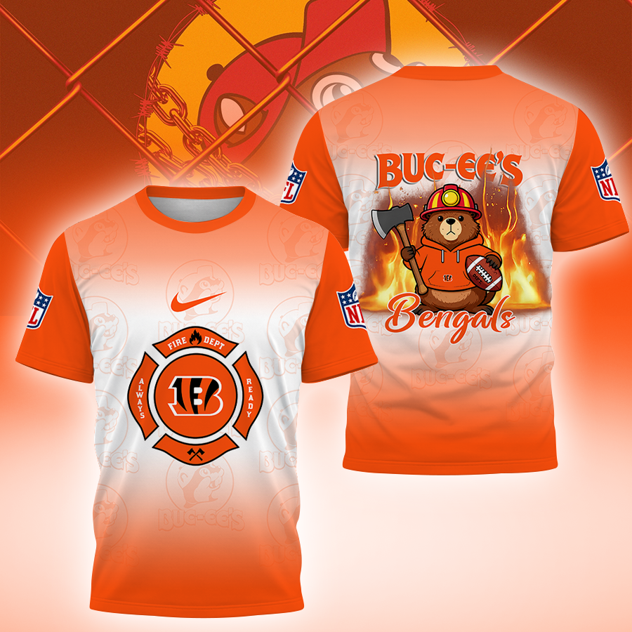 Limited Edition – Customized NFL Cincinnati Bengals Buc-Ee’s Unisex T-Shirt