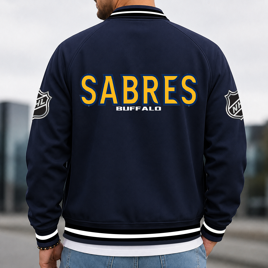 Limited Edition – Customized Nhl Buffalo Sabres Multicolor Men’s Casual Jacket - Image 3