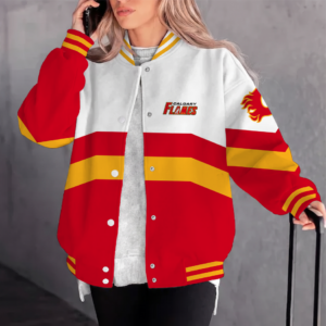 Limited Edition – Customized Nhl Calgary Flames Varsity Jacket & Baseball Jacket