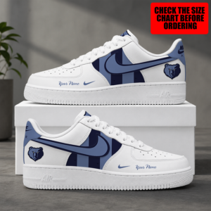 Limited Edition – Customized NBA Memphis Grizzlies Air Force 1 Shoes
