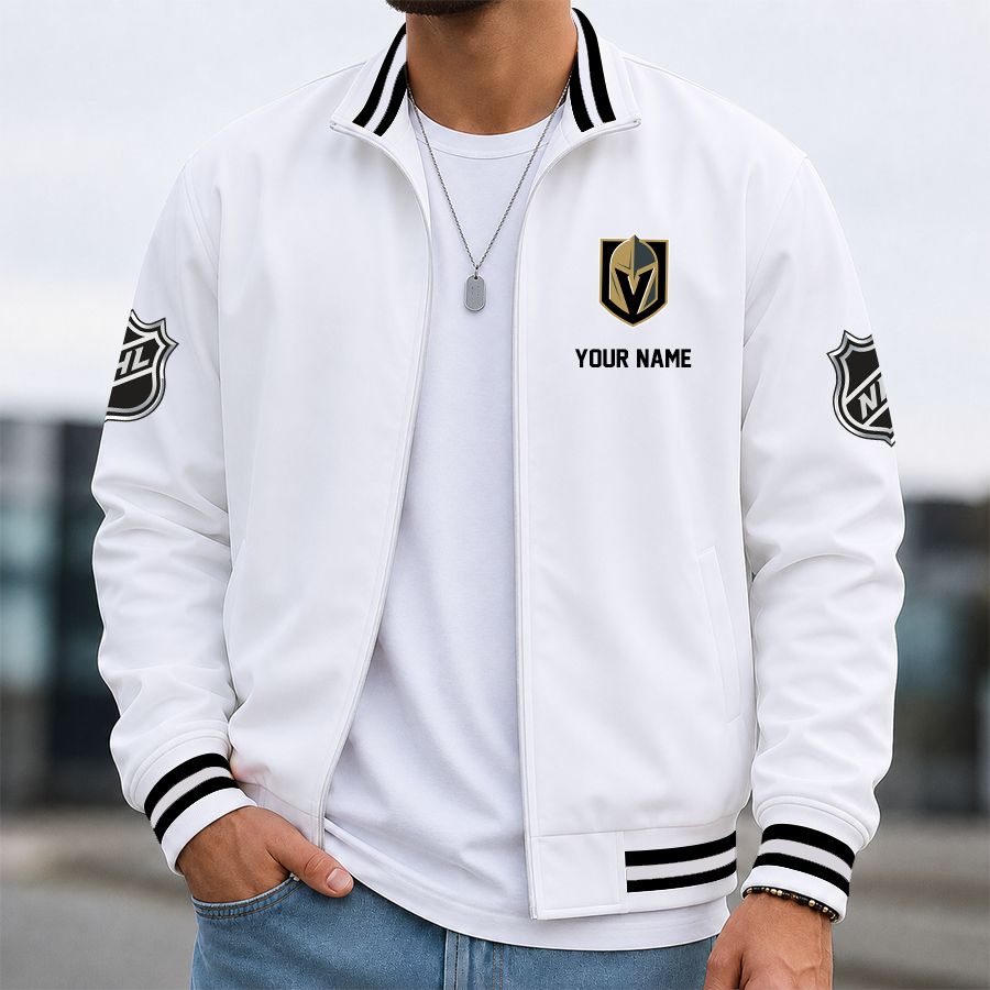 Limited Edition – Customized Nhl Vegas Golden Knights Multicolor Men’s Casual Jacket - Image 2