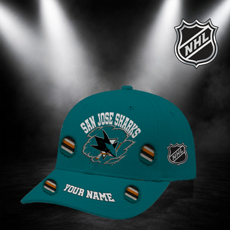 Limited Edition – Customized Nhl San Jose Sharks Classic Cap