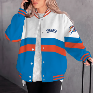 Limited Edition – Customized NBA Oklahoma City Thunder Baseball Jacket, Varsity Jacket