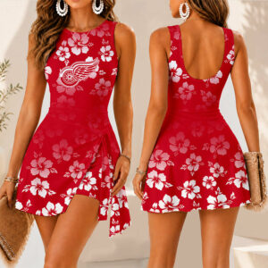 Limited Edition – Customized Nhl Detroit Red Wings Women’s Summer Skort Dress