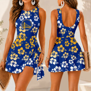 Limited Edition – Customized NBA Golden State Warriors Women’s Summer Skort Dress