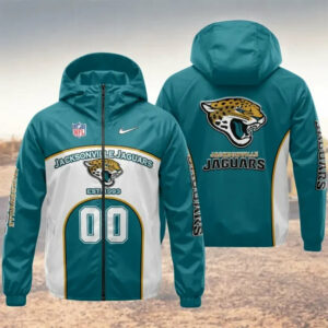 Limited Edition – Customized NFL Jacksonville Jaguars Windbreaker Jacket