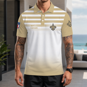 Limited Edition – Customized NFL New Orleans Saints Polo Shirt