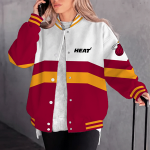 Limited Edition – Customized NBA Miami Heat Baseball Jacket, Varsity Jacket