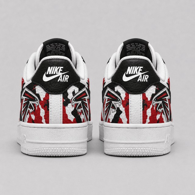 Limited Edition – Customized NFL Atlanta Falcons Air Force 1 Shoes - Image 3