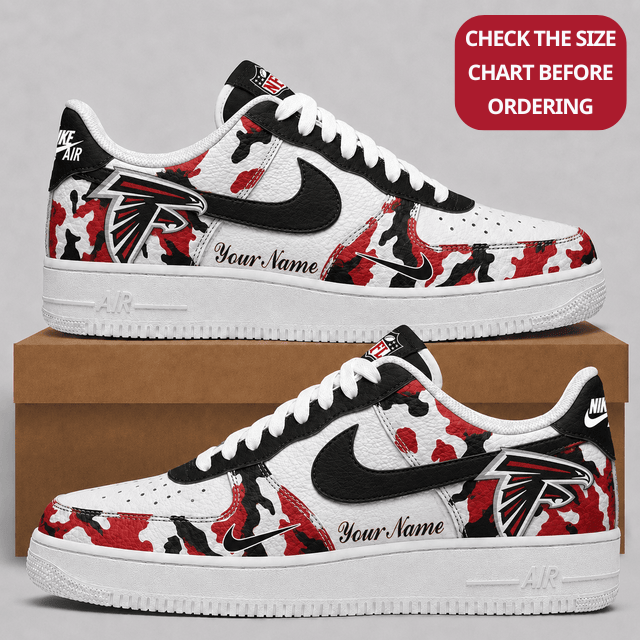 Limited Edition – Customized NFL Atlanta Falcons Air Force 1 Shoes