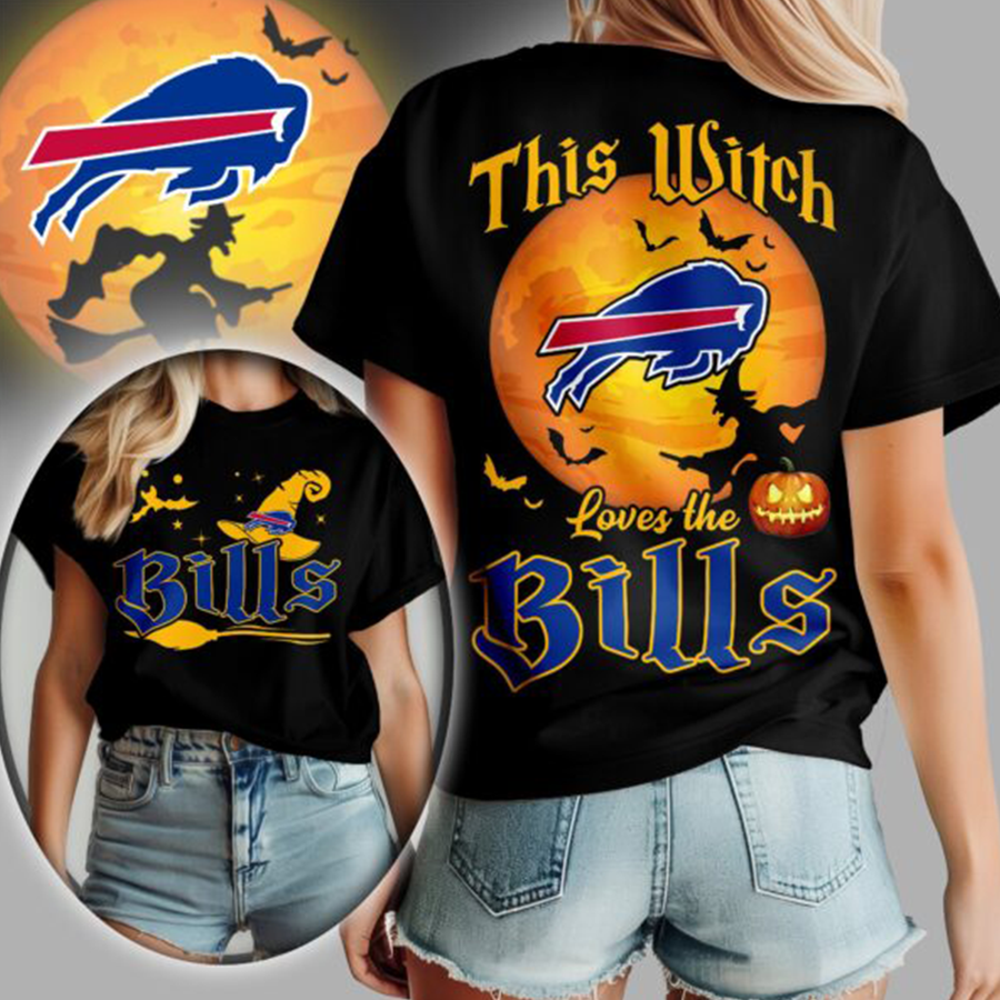 Limited Edition – Customized NFL Buffalo Bills Halloween T-Shirt