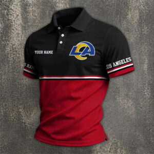 Limited Edition – Customized NFL Los Angeles Rams Polo Shirt