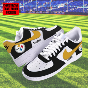 Limited Edition – Customized NFL Pittsburgh Steelers Air Force 1 Shoes