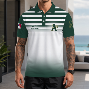 Limited Edition – Customized MLB Oakland Athletics Polo Shirt
