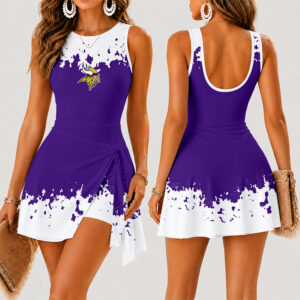 Limited Edition – Customized NFL Minnesota Vikings Women’s Summer Skort Dress