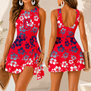 Limited Edition – Customized MLB Cleveland Guardians Women’s Summer Skort Dress