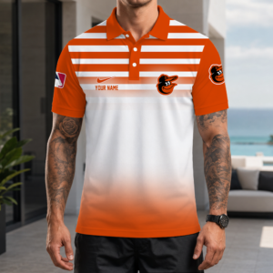 Limited Edition – Customized MLB Baltimore Orioles Polo Shirt