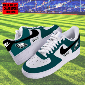 Limited Edition – Customized NFL Philadelphia Eagles Air Force 1 Shoes