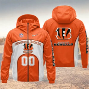 Limited Edition – Customized NFL Cincinnati Bengals Windbreaker Jacket