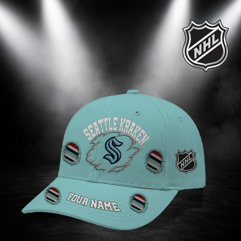 Limited Edition – Customized Nhl Seattle Kraken Classic Cap