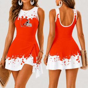 Limited Edition – Customized NFL Cleveland Browns Women’s Summer Skort Dress