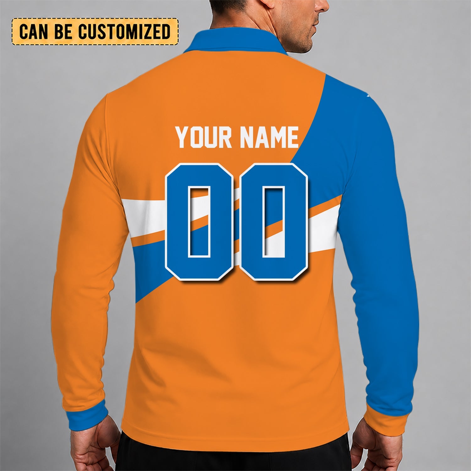 Limited Edition – Customized NBA New York Knicks Men Long Sleeve Polo Shirt - Image 2