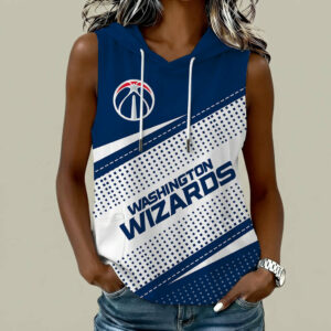 Limited Edition – Customized NBA Washington Wizards Women’s Sleeveless Hooded Pocket Tank Top