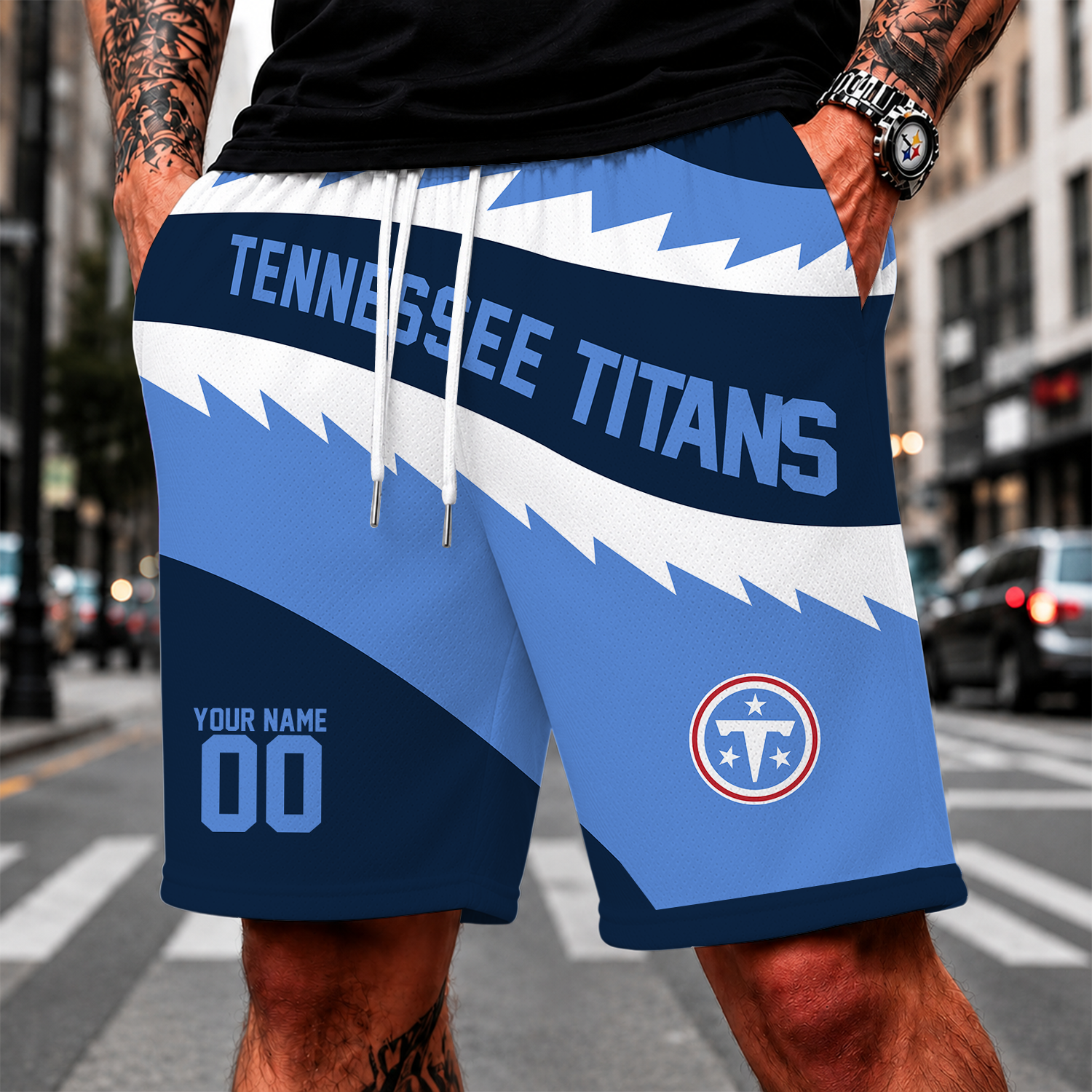 Limited Edition – Customized NFL Tennessee Titans Short Pants