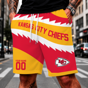 Limited Edition – Customized NFL Kansas City Chiefs O-Ring Short Pants
