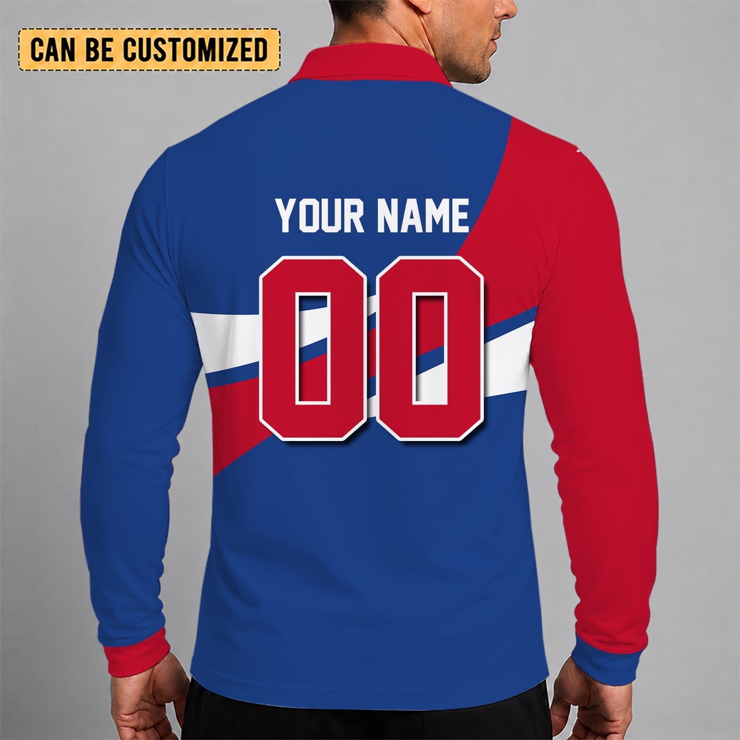 Limited Edition – Customized NBA Philadelphia 76Ers Men Long Sleeve Polo Shirt - Image 2