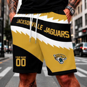 Limited Edition – Customized NFL Jacksonville Jaguars Short Pants