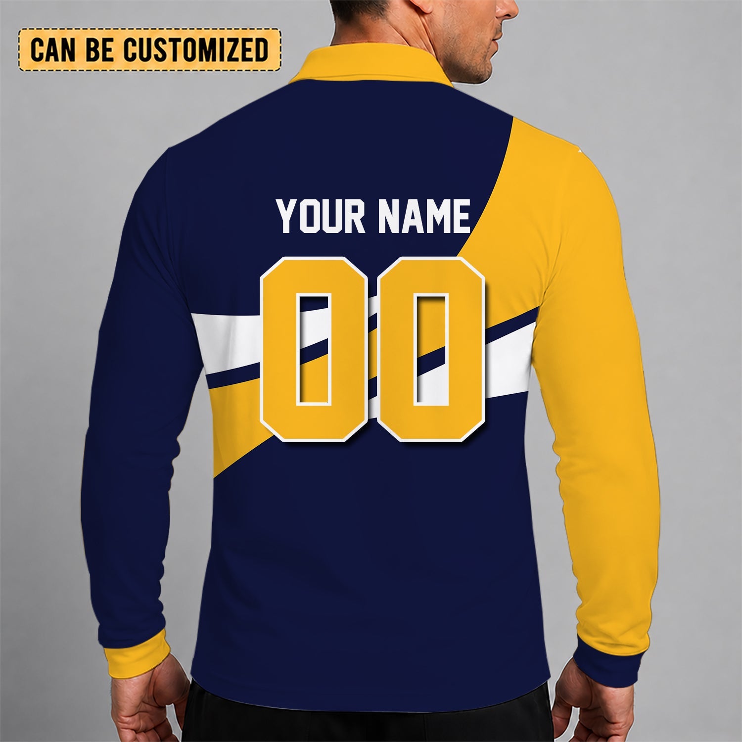 Limited Edition – Customized NBA Memphis Grizzlies Men Long Sleeve Polo Shirt - Image 2