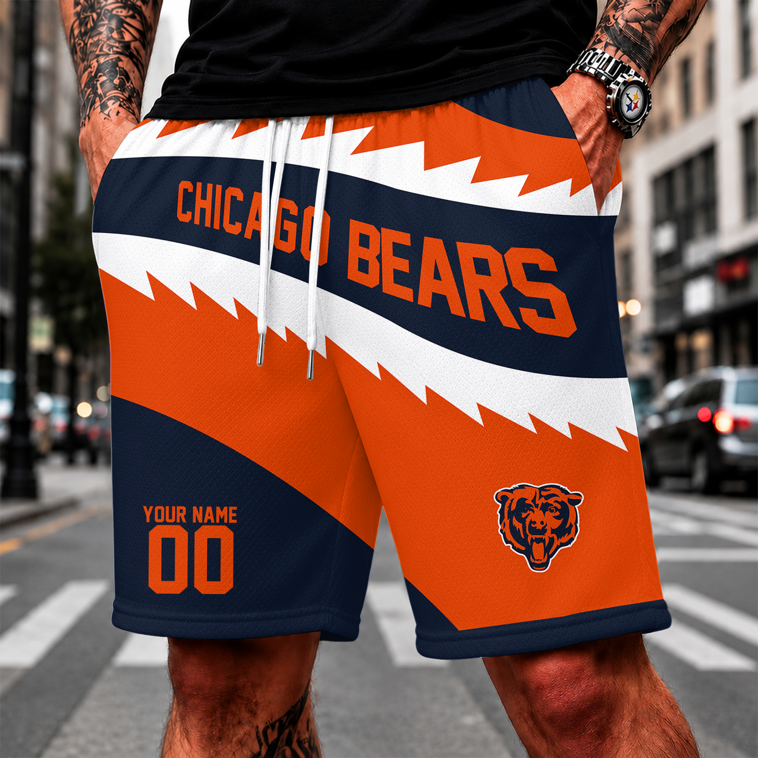 Limited Edition – Customized NFL Chicago Bears Short Pants