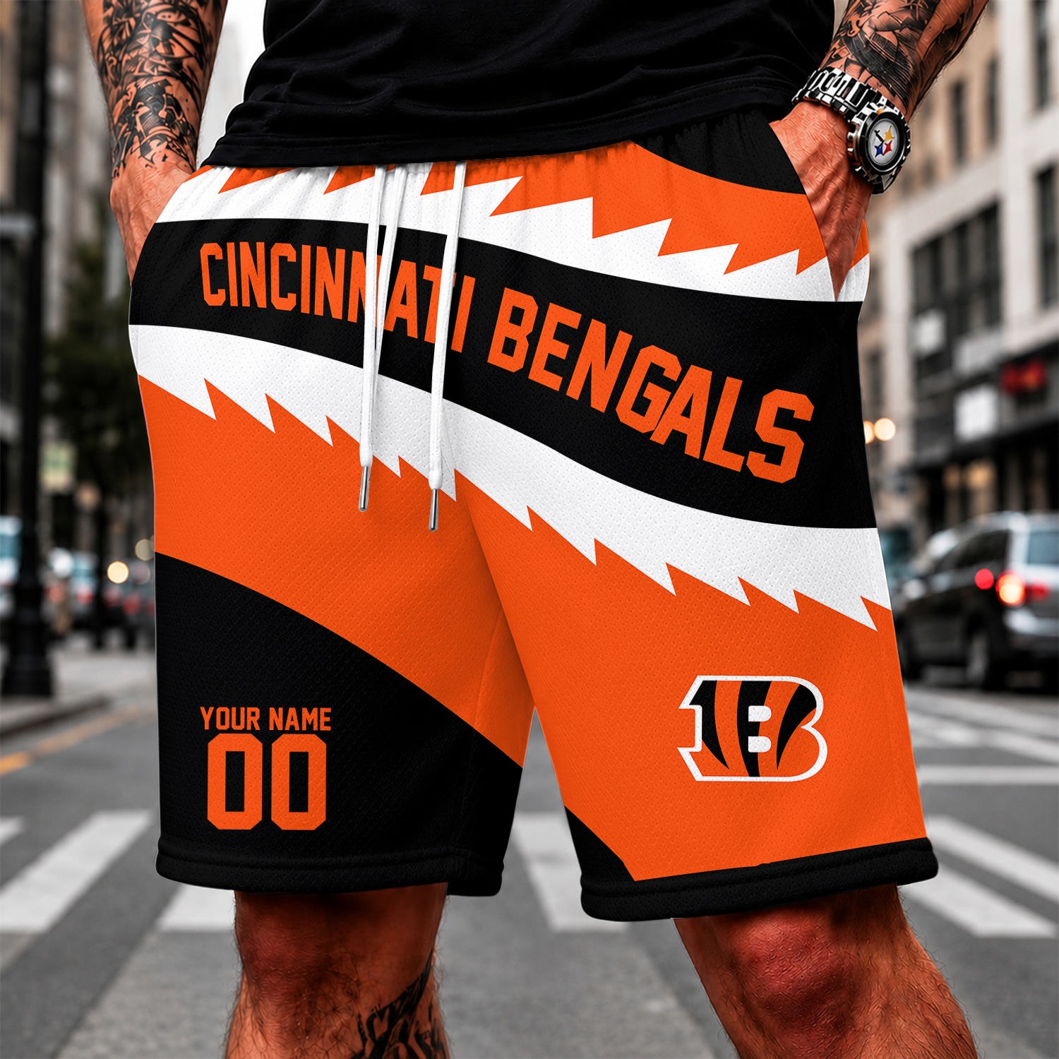 Limited Edition – Customized NFL Cincinnati Bengals Short Pants