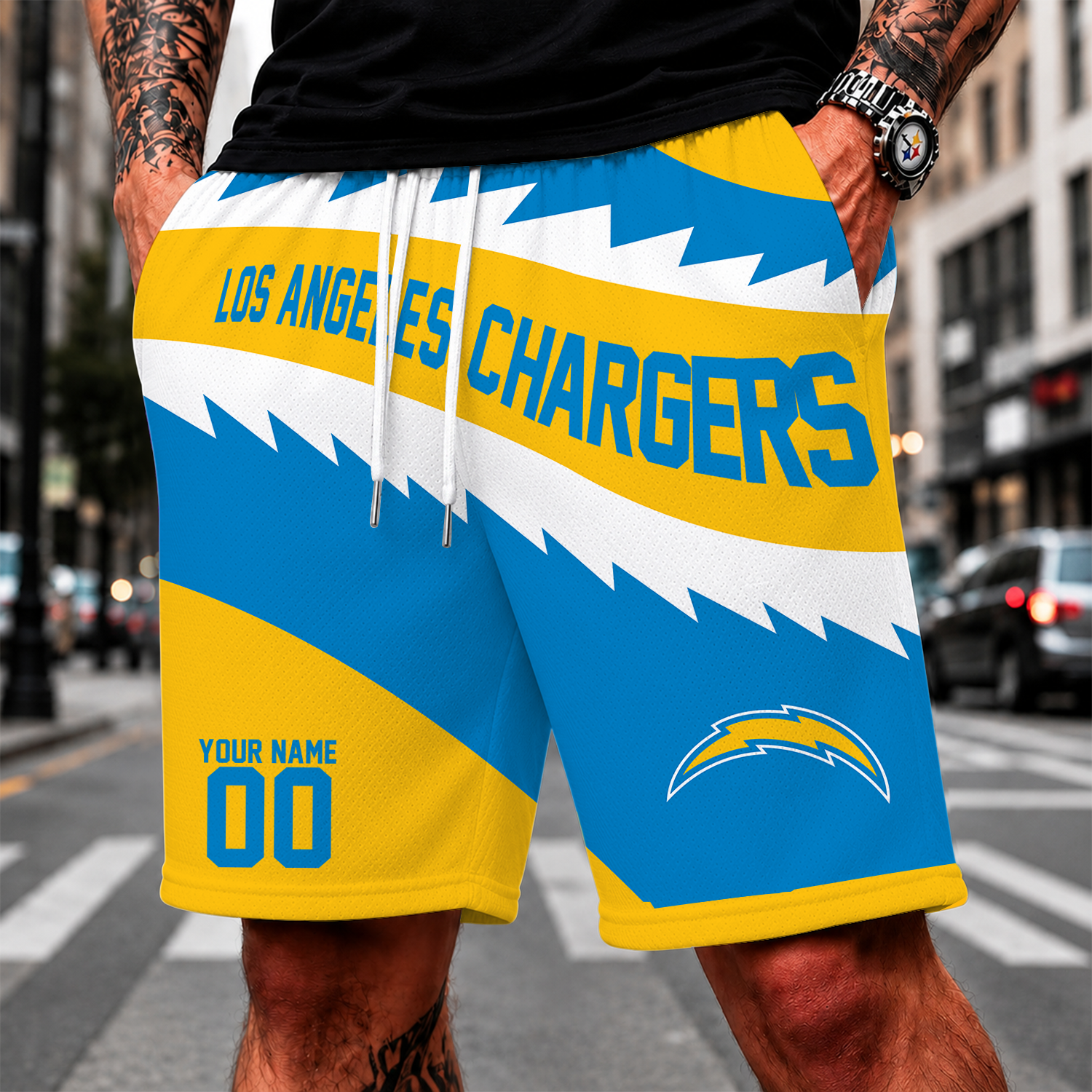 Limited Edition – Customized NFL Los Angeles Chargers Short Pants