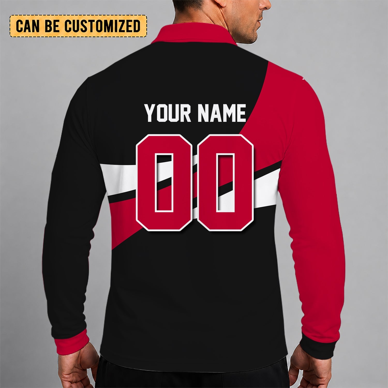 Limited Edition – Customized NBA Toronto Raptors Men Long Sleeve Polo Shirt - Image 2