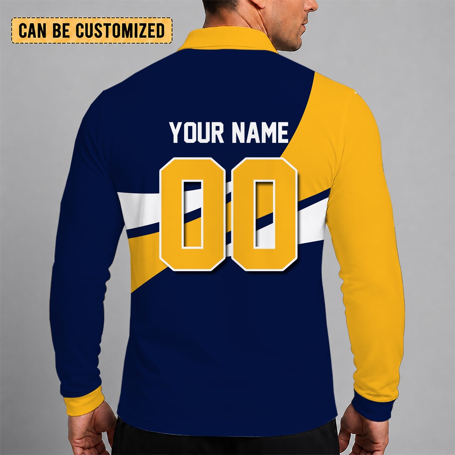 Limited Edition – Customized NBA Cleveland Cavaliers Men Long Sleeve Polo Shirt - Image 2