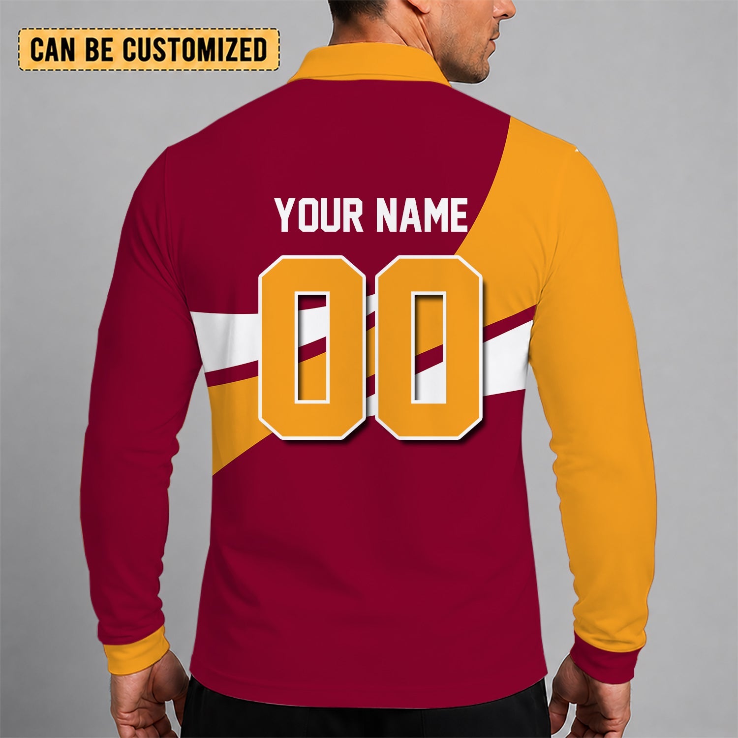 Limited Edition – Customized NBA Miami Heat Men Long Sleeve Polo Shirt - Image 2