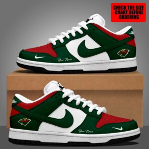 Limited Edition – Customized NHL Minnesota Wild Dunk Low Shoes