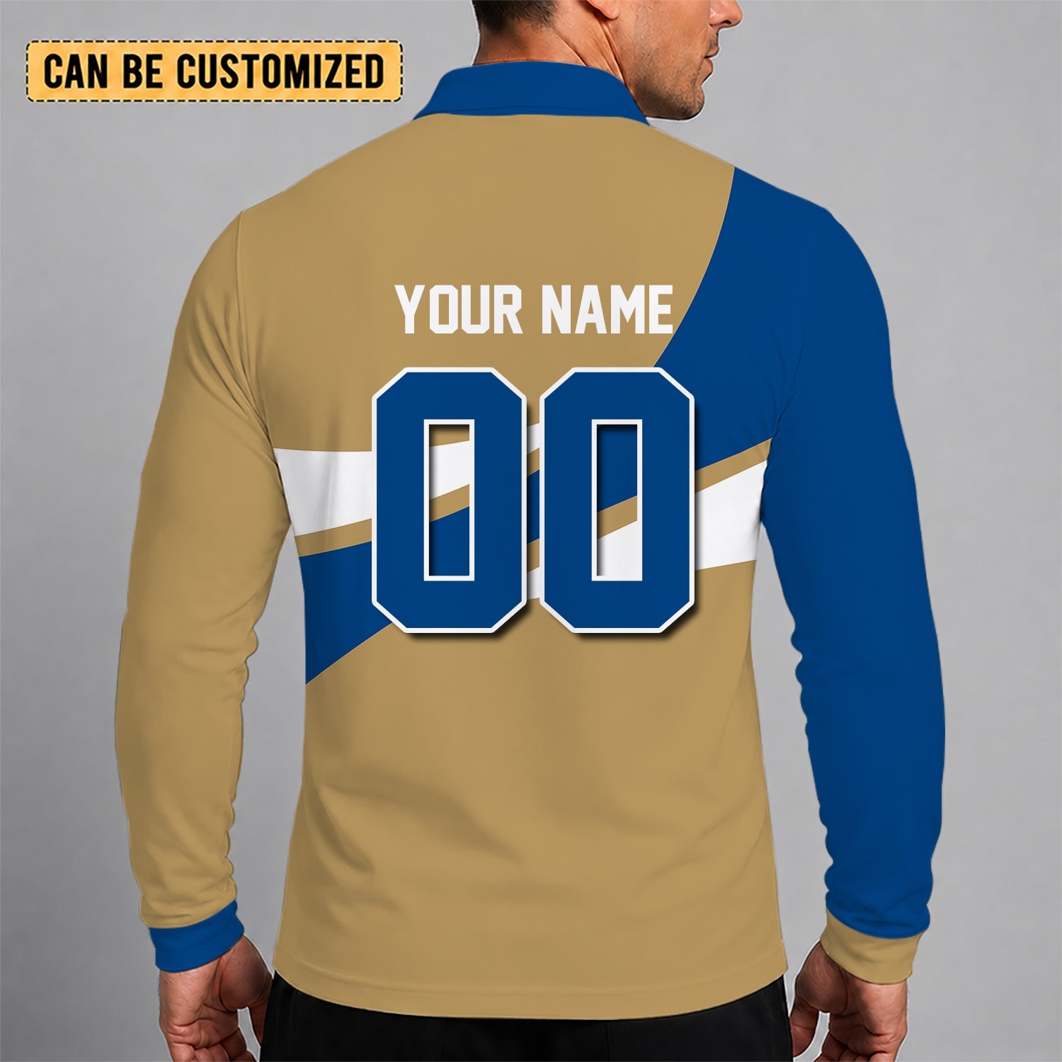 Limited Edition – Customized MLB Kansas City Royals Men’s Long Sleeve Polo Shirt - Image 2